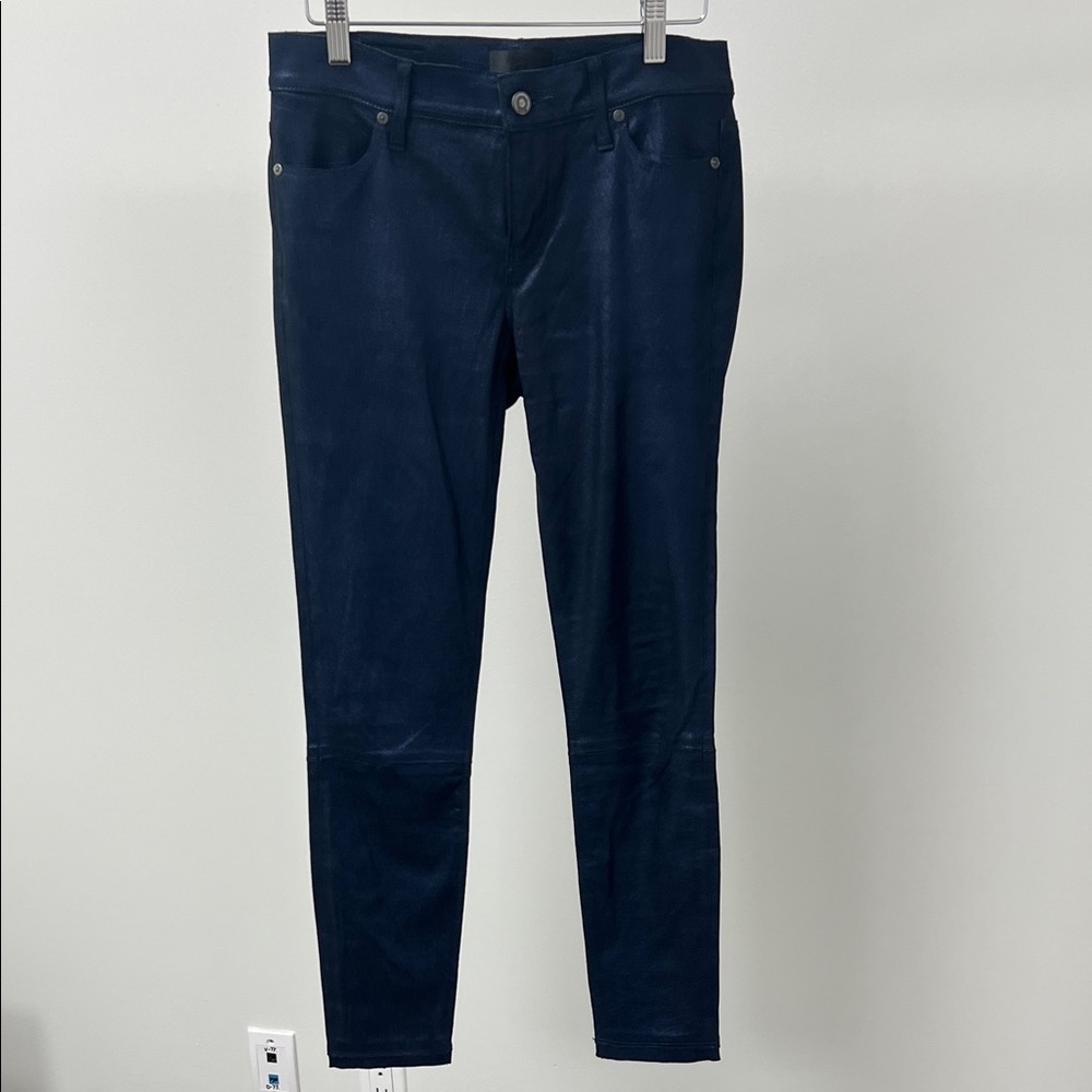 RtA Midnight Blue Lambskin Jeans